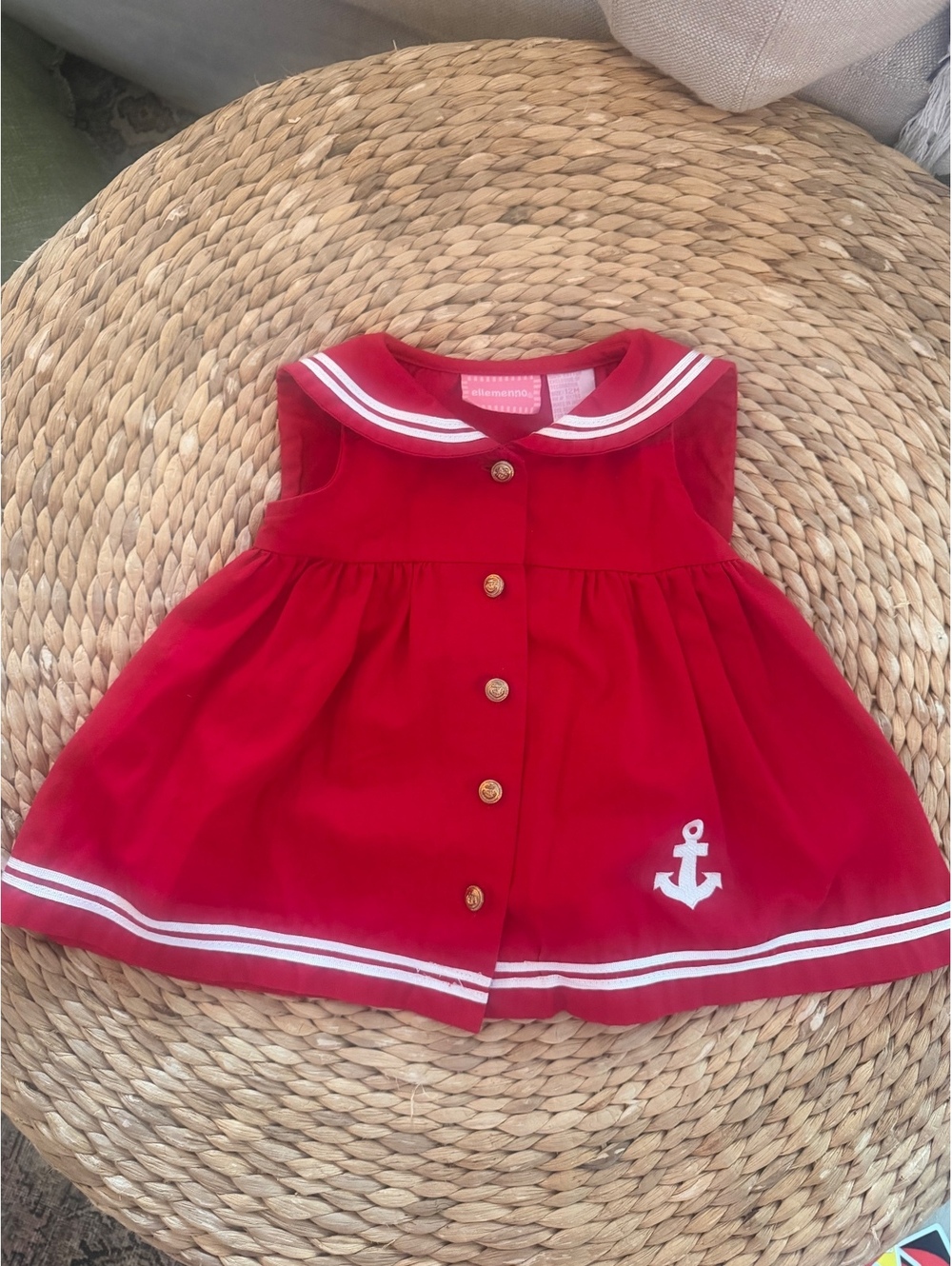 Ellemeno baby girls sailor dress